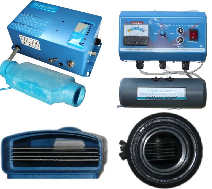 electrolyseur Tiny et autre marque Comparaison 2 cellules electrolyse